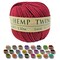 Hemptopia, Hemp Twine Ball, 430ft, 20lb test strength, Multiple colors, All Natural